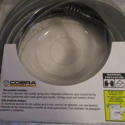 Cobra 15' drain pipe auger