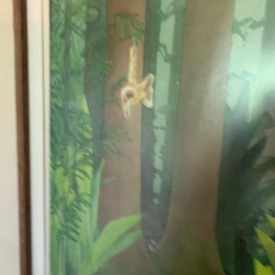 Original Pastel On Vellum Signed / Framed
