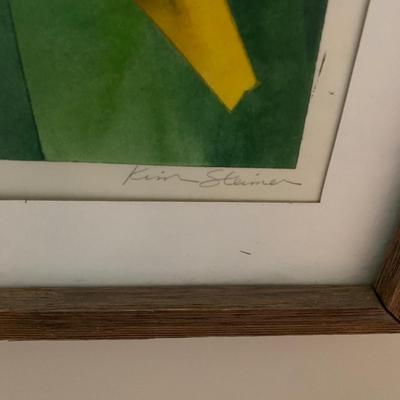 Original Pastel On Vellum Signed / Framed