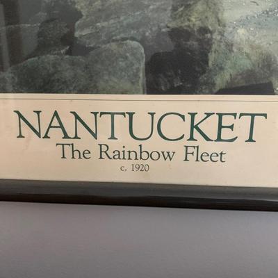 Nantucket Rainbow Fleet - Vintage Print Framed