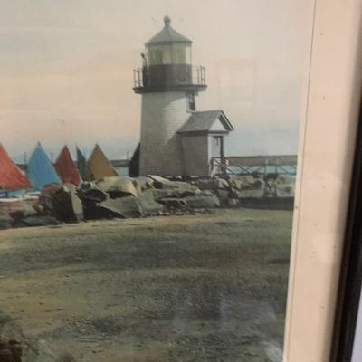 Nantucket Rainbow Fleet - Vintage Print Framed