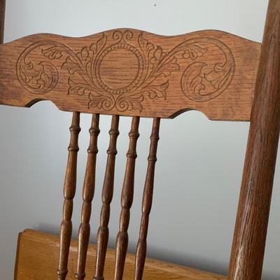 Antique Cane Seat Rocker