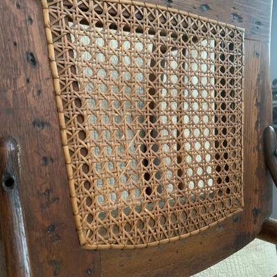 Antique Cane Seat Rocker