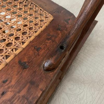 Antique Cane Seat Rocker
