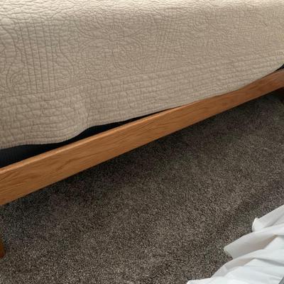 Pair Hand Constructed Single Beds w/ Nightstands / Clean Matresses