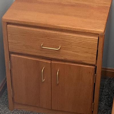 Pair Hand Constructed Single Beds w/ Nightstands / Clean Matresses