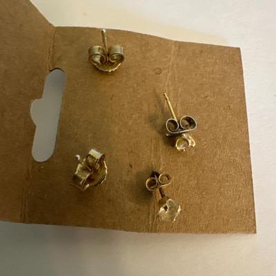 Vintage earrings pierced