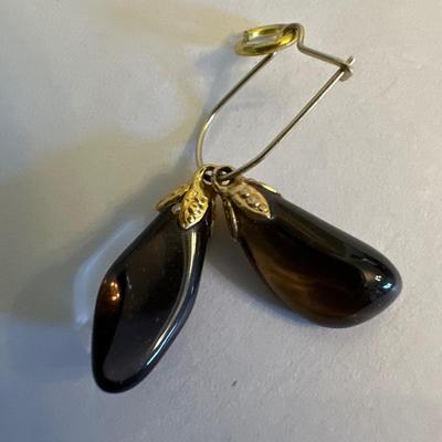 Vintage purple grey stones