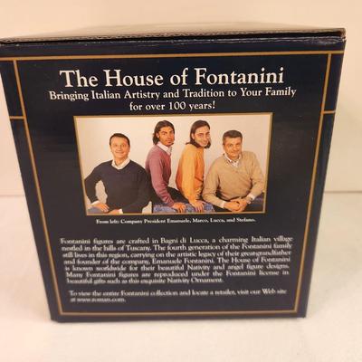 Lot #282 Fontanini Lighted Nativity Ornament in Box