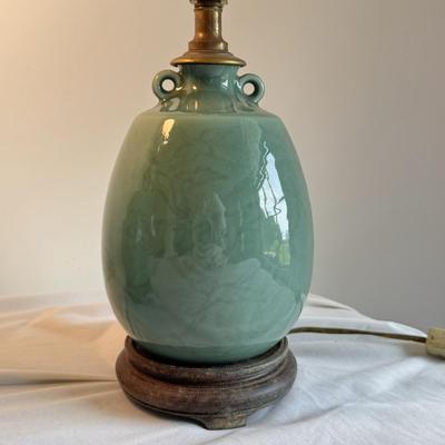 Three Blue Ceramic Lamps (PB-DZ)