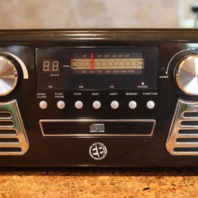 Electro Brand Retro Turntable, Radio, CD Player - Tested