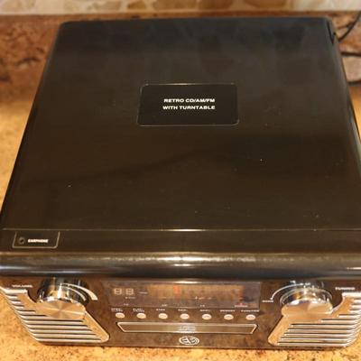Electro Brand Retro Turntable, Radio, CD Player - Tested