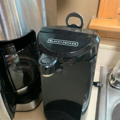 Kitchen Appliance Lot Coffee Maker Blender Can Opener