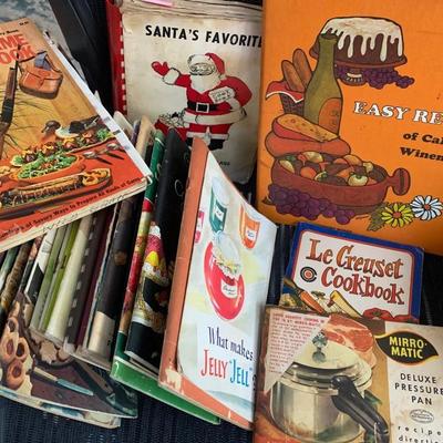 Mid Century Cookbook Lot