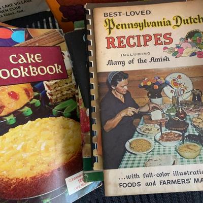 Mid Century Cookbook Lot