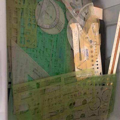 Large Drafting / Mechanical Drawing Lot