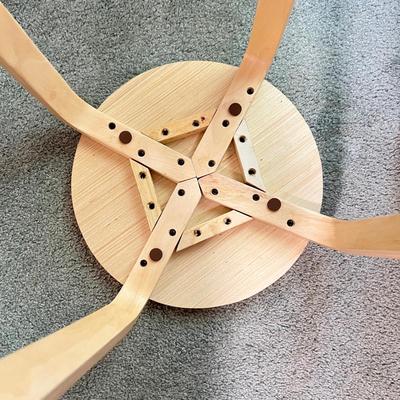 4 Wood Stacking Small Tables or Stools