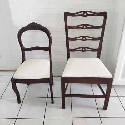 Two Ornate Wooden Chairs (DR-KD)