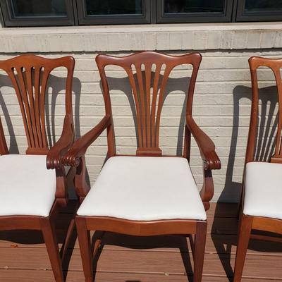 Six Wooden Dining Room Chairs (DR-KD)