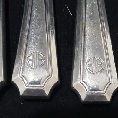 Galt & Bro Sterling Silverware and Box (LR-KD)