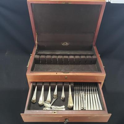 Galt & Bro Sterling Silverware and Box (LR-KD)