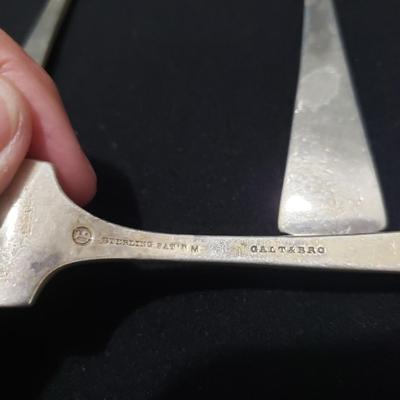 Galt & Bro Sterling Silverware and Box (LR-KD)