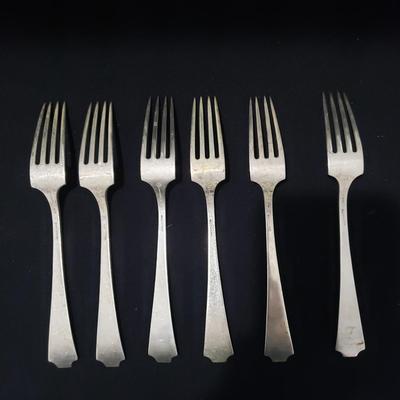 Galt & Bro Sterling Silverware and Box (LR-KD)