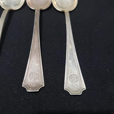 Galt & Bro Sterling Silverware and Box (LR-KD)