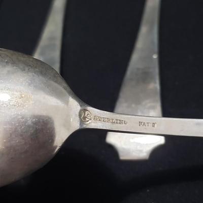 Galt & Bro Sterling Silverware and Box (LR-KD)