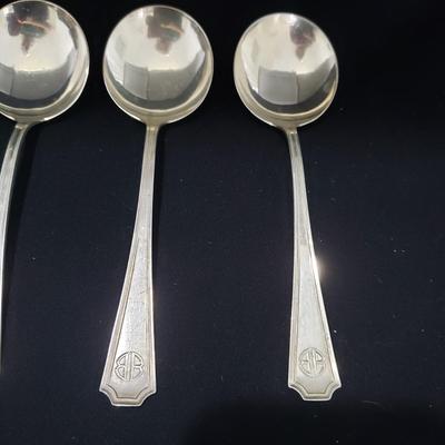 Galt & Bro Sterling Silverware and Box (LR-KD)