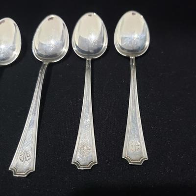 Galt & Bro Sterling Silverware and Box (LR-KD)