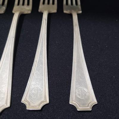 Galt & Bro Sterling Silverware and Box (LR-KD)