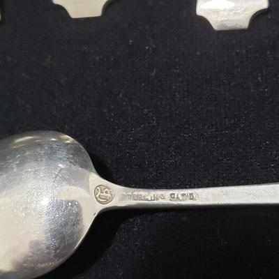 Galt & Bro Sterling Silverware and Box (LR-KD)