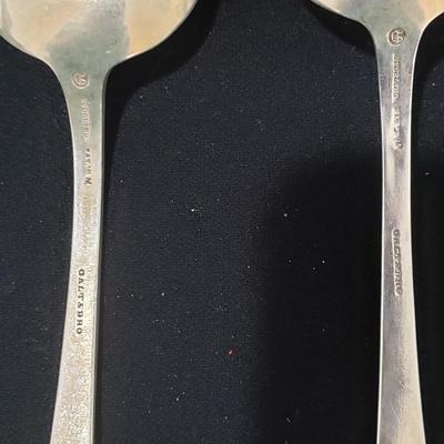 Galt & Bro Sterling Silverware and Box (LR-KD)