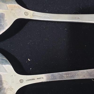 Galt & Bro Sterling Silverware and Box (LR-KD)