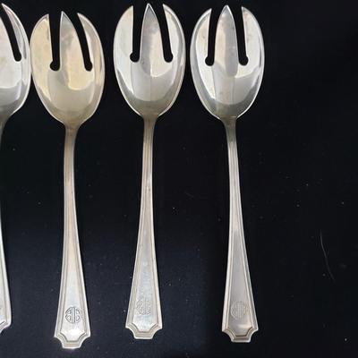 Galt & Bro Sterling Silverware and Box (LR-KD)