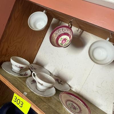 Lot 303 Cup & Saucer lot