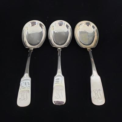 Sterling Silverware Collection with Wooden Storage Box (LR-KD)