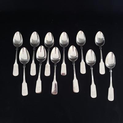 Sterling Silverware Collection with Wooden Storage Box (LR-KD)
