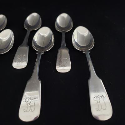 Sterling Silverware Collection with Wooden Storage Box (LR-KD)