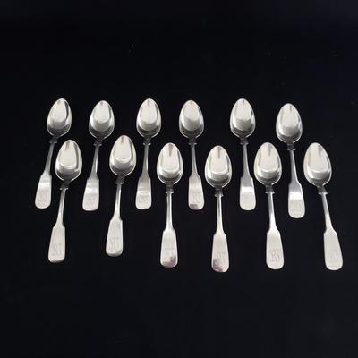 Sterling Silverware Collection with Wooden Storage Box (LR-KD)