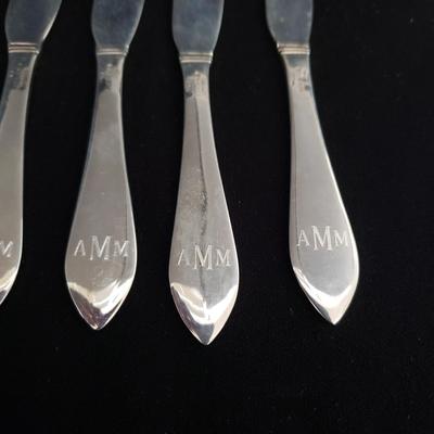 Sterling Silverware Collection with Wooden Storage Box (LR-KD)