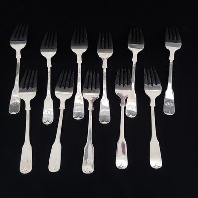 Sterling Silverware Collection with Wooden Storage Box (LR-KD)