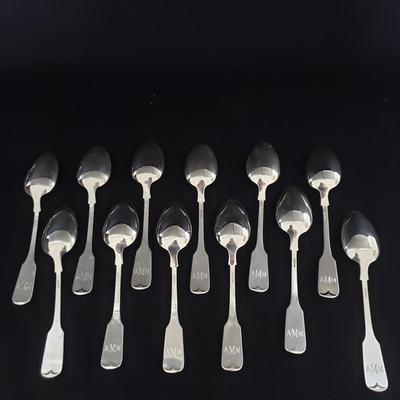 Sterling Silverware Collection with Wooden Storage Box (LR-KD)