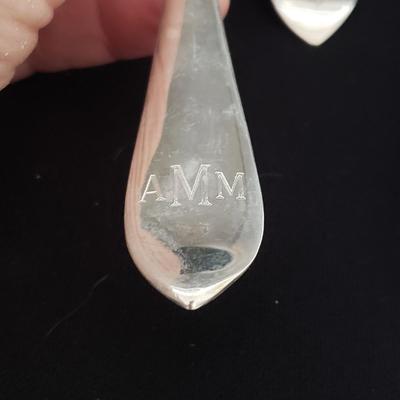 Sterling Silverware Collection with Wooden Storage Box (LR-KD)