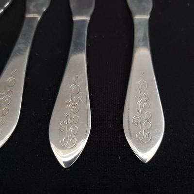 Sterling Silverware Collection with Wooden Storage Box (LR-KD)