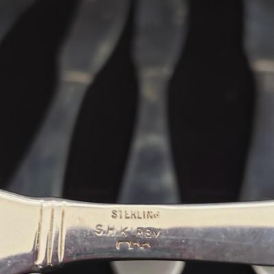 Sterling Silverware Collection with Wooden Storage Box (LR-KD)