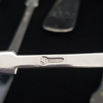 Sterling Silverware Collection with Wooden Storage Box (LR-KD)