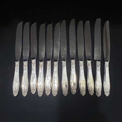 Sterling Silverware Collection with Wooden Storage Box (LR-KD)