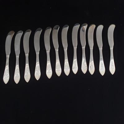 Sterling Silverware Collection with Wooden Storage Box (LR-KD)